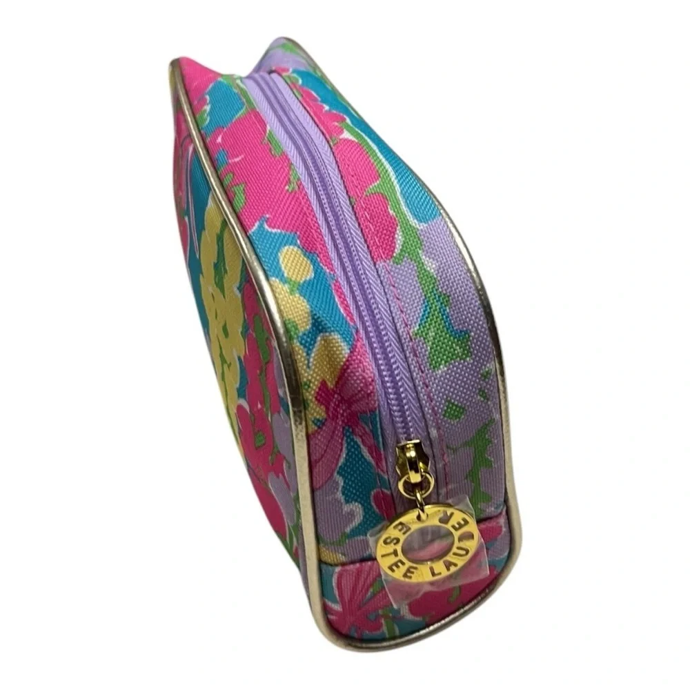 Lilly Pulitzer Estee Lauder Floral Cosmetic Bag
